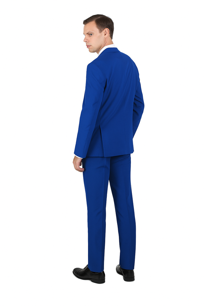 Mens French Blue Suit