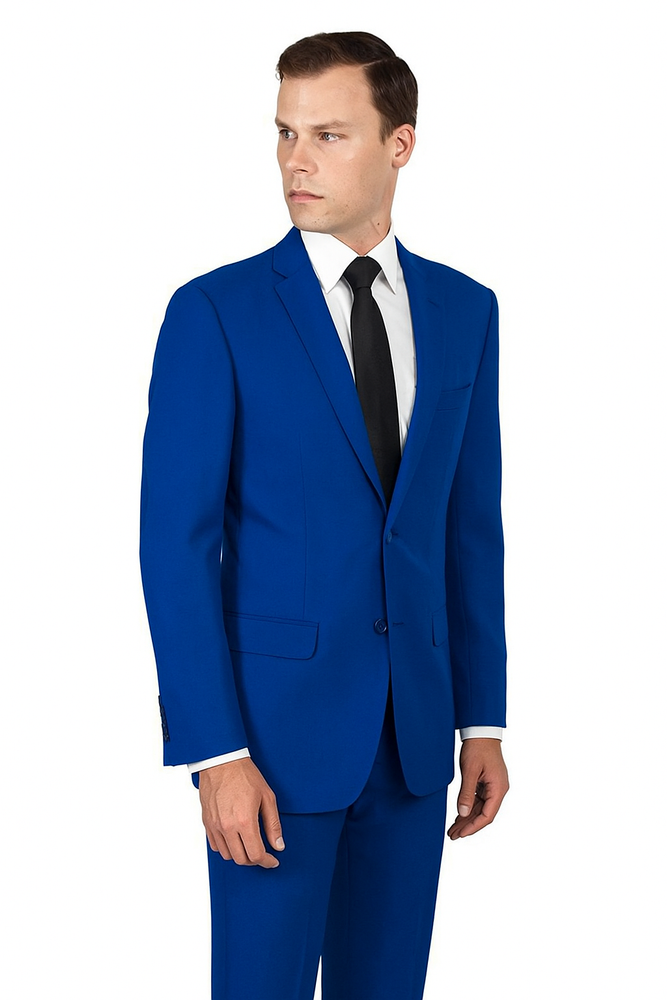 Mens French Blue Suit
