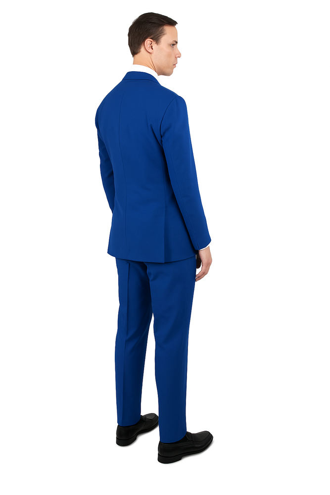 Mens French Blue Suit