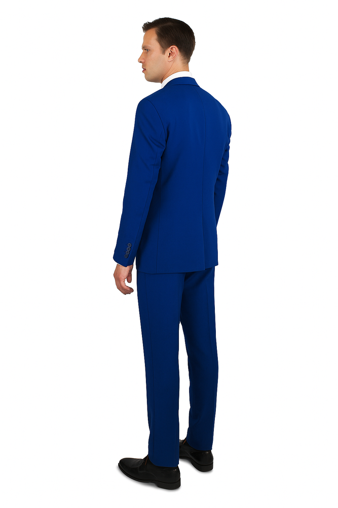 Mens French Blue Suit
