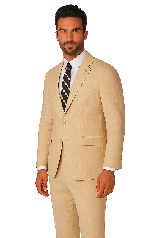 Mix and Match Suits Men's Suit Separates Wool Natural Suit By Alberto Nardoni Brand