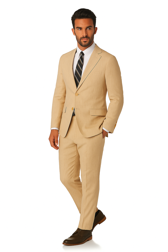 Mix and Match Suits Men's Suit Separates Wool Natural Suit By Alberto Nardoni Brand