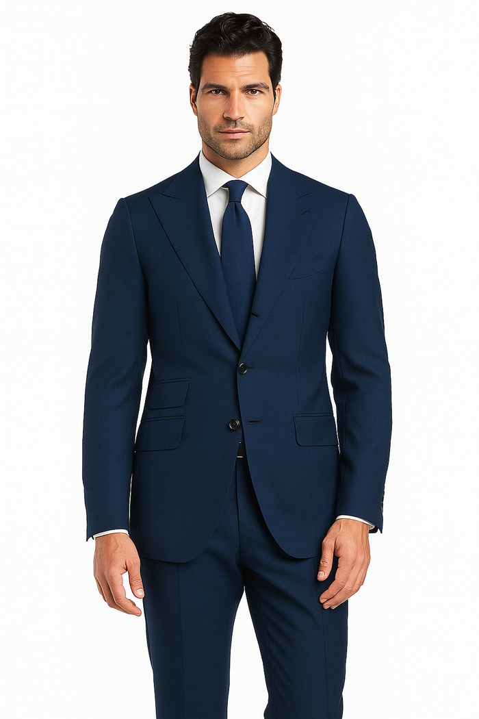 Terrano, Slim Fit, Pure Wool Suit by Tiglio Luxe TIG4002