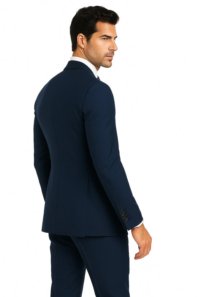 Terrano, Slim Fit, Pure Wool Suit by Tiglio Luxe TIG4002