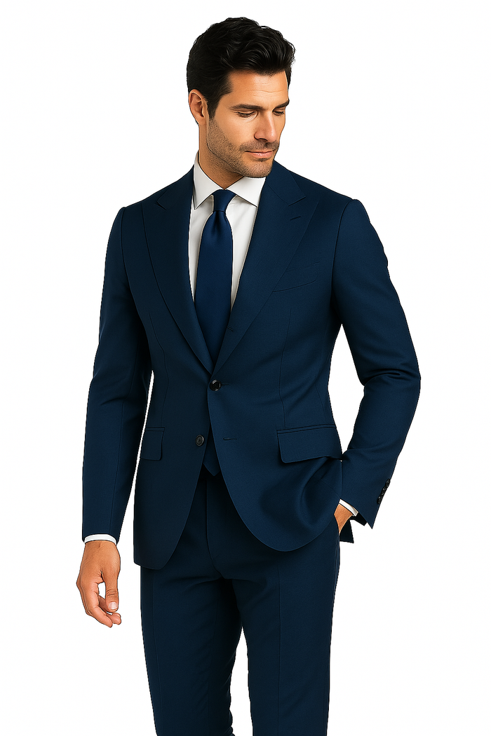 Terrano, Slim Fit, Pure Wool Suit by Tiglio Luxe TIG4002