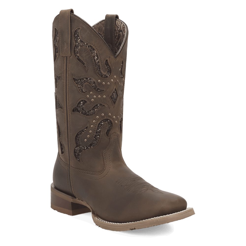 Laredo Lonestar Lace Leather Boot - Classic Western Style