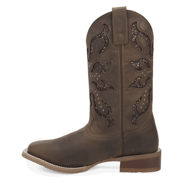 Laredo Lonestar Lace Leather Boot - Classic Western Style
