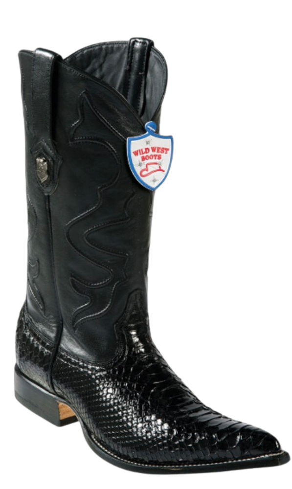 Bota de Pitón Original Horma Punta Aladino Wild West