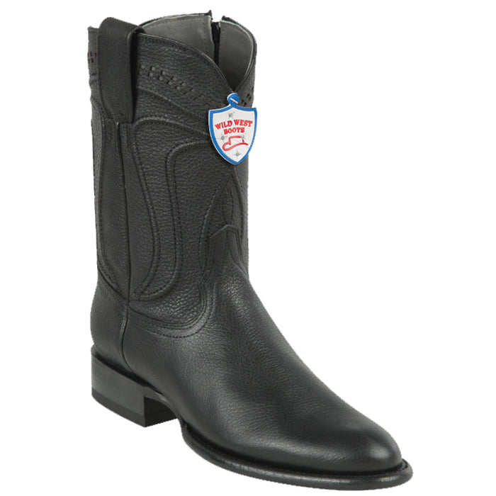 Wild West men's Roper boot with zipper.