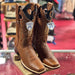 Wild West Men's Honey Brown Square Toe Boot