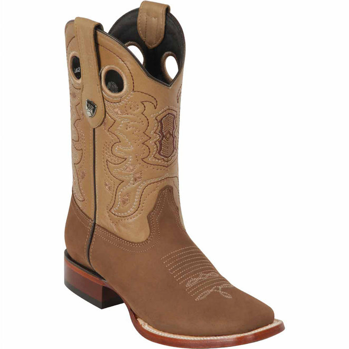 Brown Square Toe Cowboy Boot