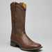 Wild West Men's Grisly Brown Cowboy Boots Square Toe