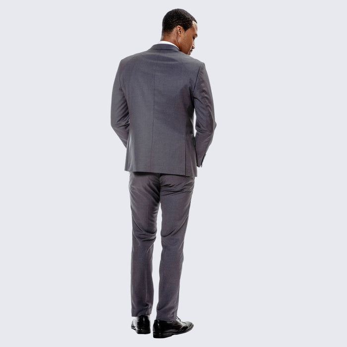 Grey Skinny Fit Suit Three Piece Set - Separates - Wedding - Prom