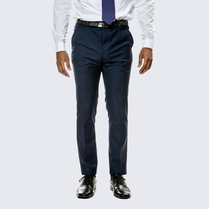 Navy Blue Skinny Fit Suit Three Piece Set - Separates - Wedding - Prom