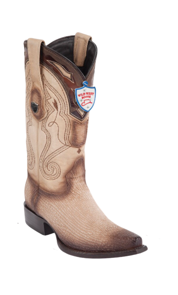 Bota de Tiburon Original Horma Punta Recortada Wild West