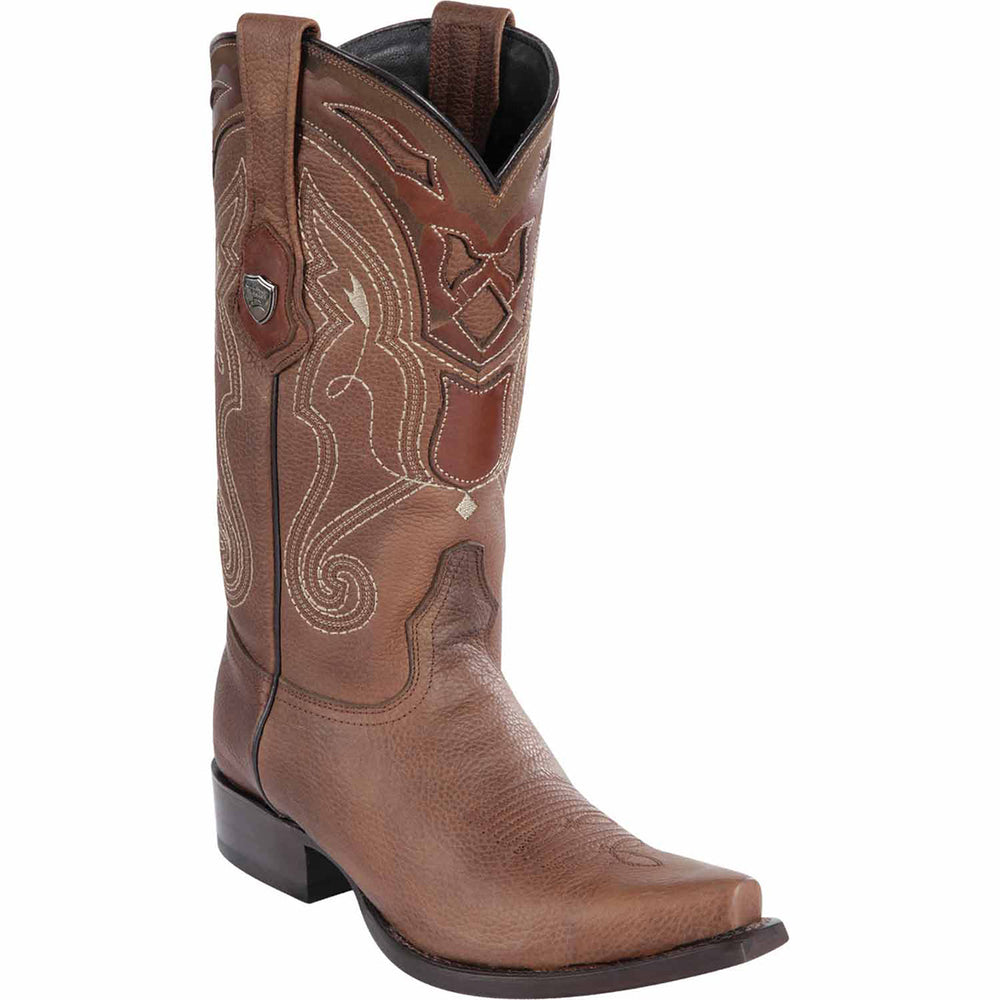 Brown Cowboy Boot Snip Toe
