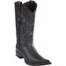 Mexican Long Toe Boots Black