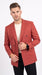 Men's Red Windowpane Plaid Double Breasted Suit – Modern Fit 2 Piece