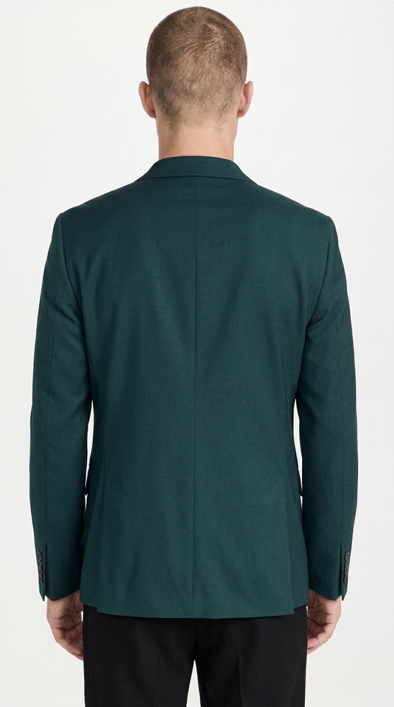 Men’s Dark Teal Blazer – Classic Fit Green Teal Sport Coat for Weddings, Business & Formal Wear
