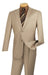 Monte Carlo Collection - Dress Suit 2 Piece 2 Button Textured Weave In Beige