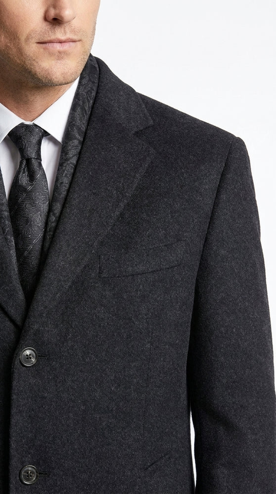Men’s Black Long Overcoat – Daredevil Born Again Wilson Fisk Inspired Classic Kingpin Coat