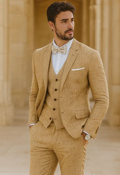 3-piece-linen-suit-khaki-mens-suit-vested-summer-suit