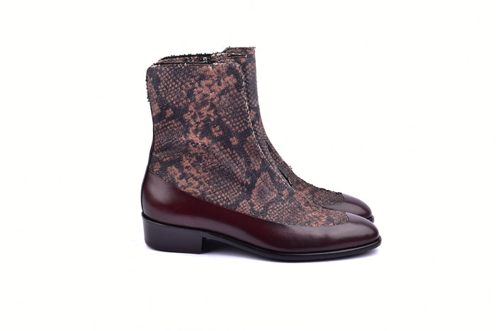 C203-3273- Python Brown Beige