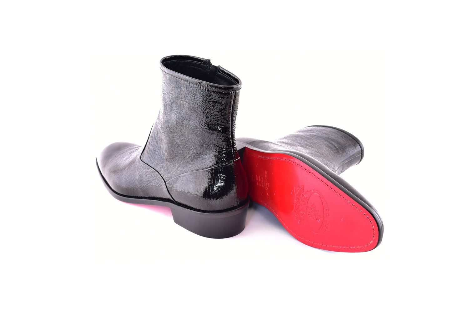 C197-3617V Plain Toe-Black Vita