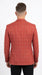 Men's Red Windowpane Plaid Double Breasted Suit – Modern Fit 2 Piece