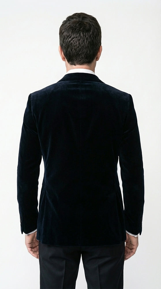 Mens Black Tuxedo Blazer – James Bond Inspired 007 Style Formal Dinner Jacket for Wedding and Evening Wear