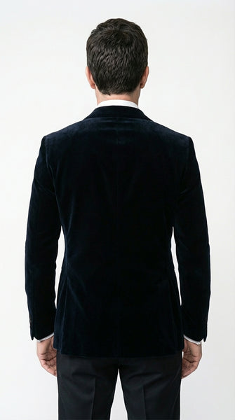 Mens Black Tuxedo Blazer – James Bond Inspired 007 Style Formal Dinner Jacket for Wedding and Evening Wear