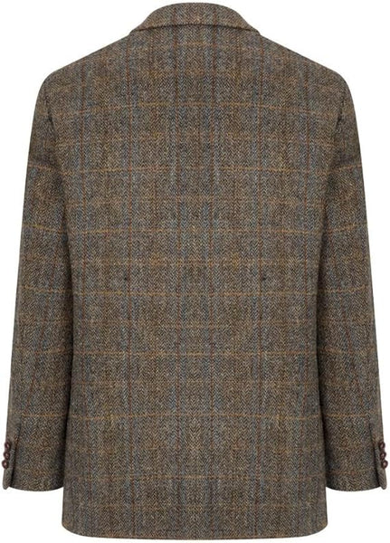 Walker and Hawkes Harris Tweed Blakemore Blazer for Men - Hand-Woven Wool Tweed Jacket with Polyester Lining, Regular Fit