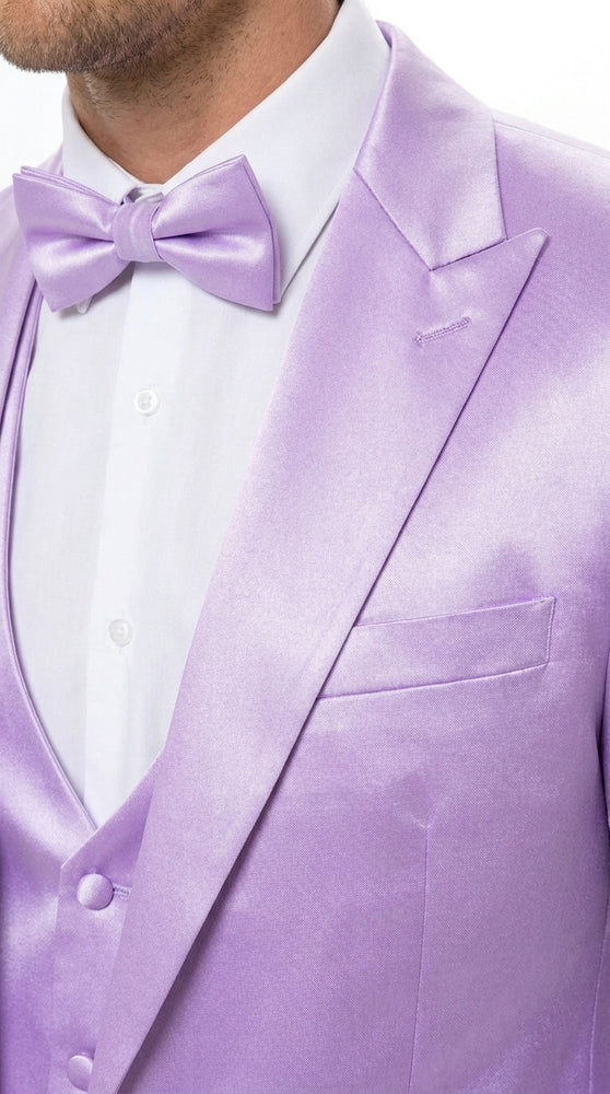 Men’s Lavender Tuxedo – Shiny Light Purple Wedding & Prom Tuxedo Suit