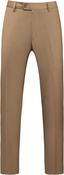 Mens Dress Pants Front Flat Fit Casual Pants
