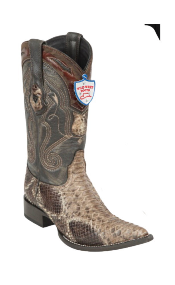Bota de Pitón Original Horma Punta Aladino Wild West