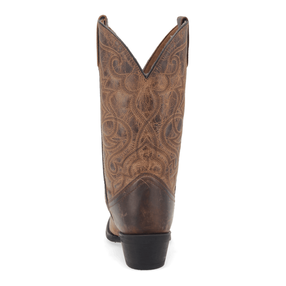 Laredo Maddie Leather Boot - Premium Brown Ankle Boot