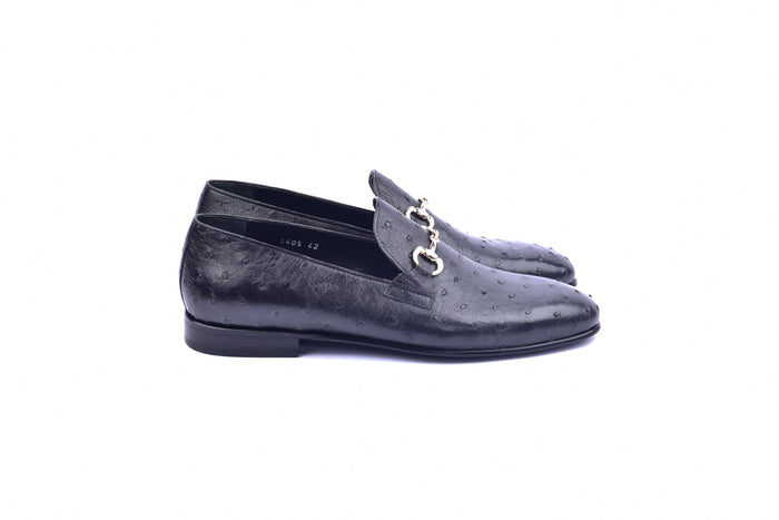 C02201-5405 Genuine Ostrich- Black