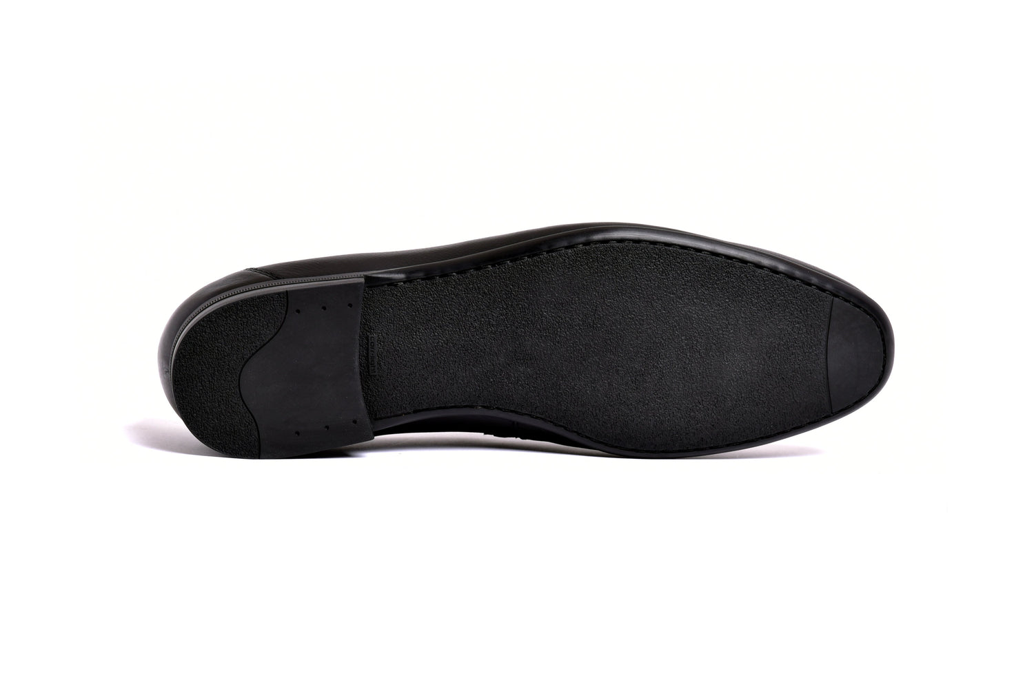 C160-5532 Deer skin Loafer- Black