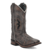 Laredo Spellbound Leather Boot - Luxe Black Ankle Boot