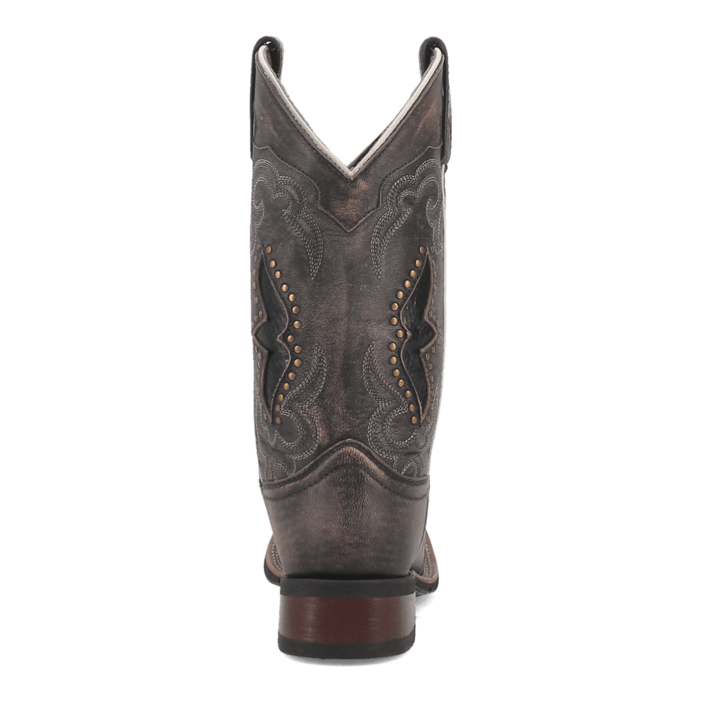 Laredo Spellbound Leather Boot - Luxe Black Ankle Boot