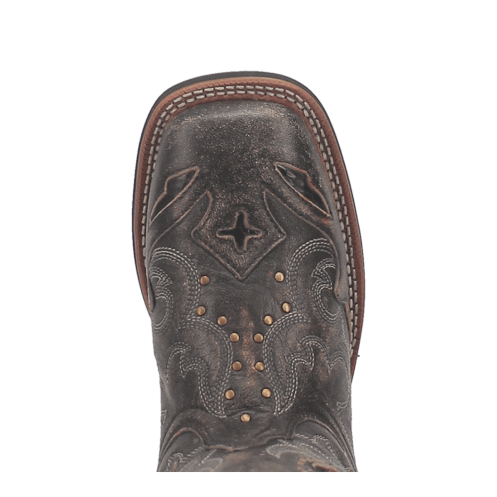 Laredo Spellbound Leather Boot - Luxe Black Ankle Boot