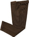 Mens Vintage Tweed Dress Pants Slacks Trousers Regular Fit Suit Pants in Brown