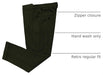 Mens Vintage Tweed Dress Pants Slacks Trousers Regular Fit Suit Pants in Army Green