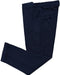 Mens Vintage Tweed Dress Pants Slacks Trousers Regular Fit Suit Pants in Navy - view 2