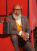 Men's Stacy Adams Bold Windowpane Plaid Print Vested Suit in Grey & Gold