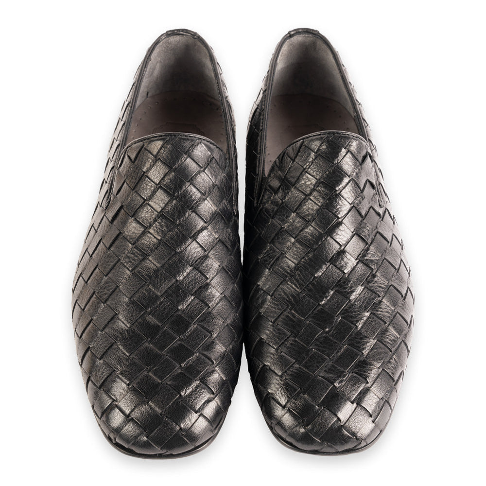 P02 -6615 Hand-Woven Veneta- Black