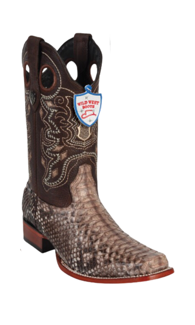 Botas de Pitón Original Horma Ranchero Wild West — Menssuitsatlanta