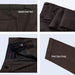 Mens Vintage Tweed Dress Pants Slacks Trousers Regular Fit Suit Pants in Coffee - view 2