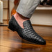 Marco Di Milano Trento Black Genuine Caiman Crocodile Slip-On - view 6