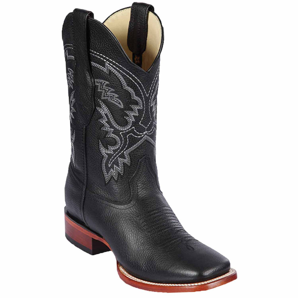 Botas Cuadrada de Cuero Original Grisly